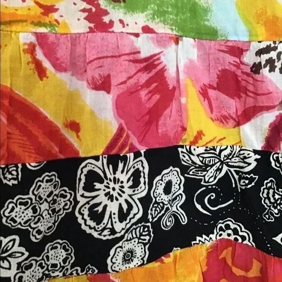 FREE PEOPLE Mini-Dress Multicolored Layered Sequins Neckline Boho Size XS - Picture 7 of 7